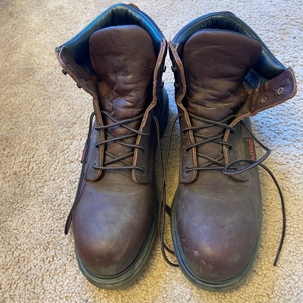 Size 10 Steel Toe Red Wing Boots Men’s